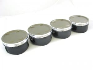 High performance ceramic coated pistons