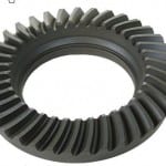 Dry film lubricant coated ring gear.