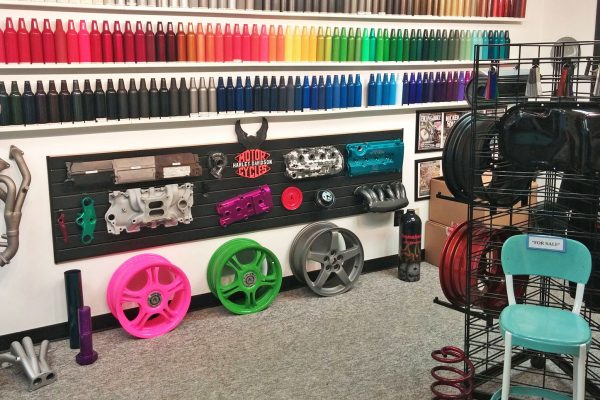 Hundreds of powder coat colors to choose from.