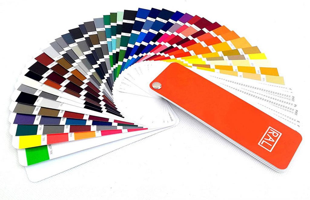 RAL powder coating color chart