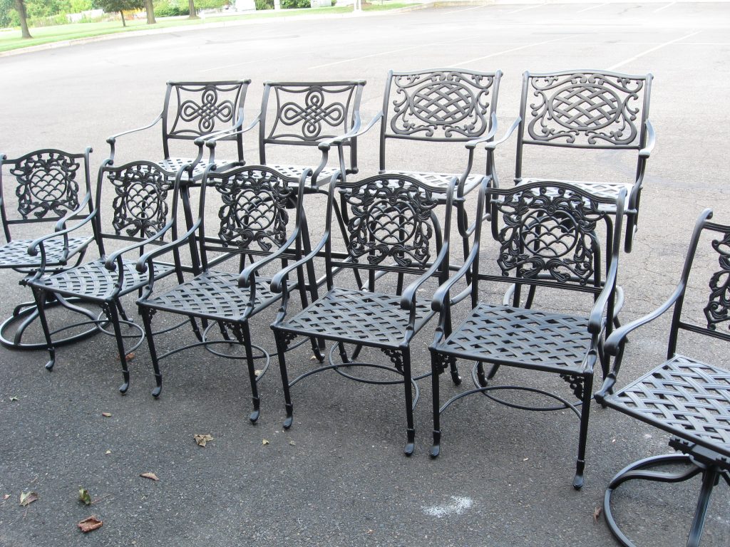 patio furniture powder coated