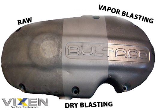 VIXEN Vapor Blasting vs. dry media blasting VIXEN Vapor Blasting vs. dry media blasting